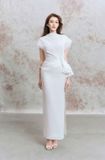  Đầm trắng dài thanh lịch DENIO 