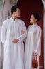 Cho thuê áo dài NAM PHỤNG MINH trắng LALIN đi chơi đẹp