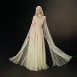  Váy xanh mint dài cổ lọ LOBBSTER 