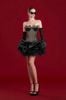 Set váy đen ngắn gọng corset kèm tà rời MAEL FEMME đi chơi đẹp