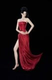  Váy đỏ cúp ngực xẻ tà  GLAMDOLL 