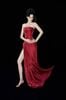 Cho thuê váy đỏ cúp ngực xẻ tà  GLAMDOLL đi đám cưới đẹp