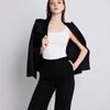 Cho thuê áo vest đen KOALIFY đi sự kiện sang chảnh