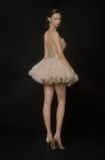  Váy nude ngắn YESSENIA MAEL FEMME 