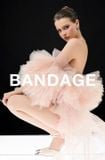  Đầm hồng nude ngắn đính đá kèm choàng rời BANDAGE DRESS 