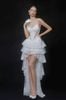 Cho thuê váy trắng RYLINA 2 dây ren lưới xẻ ngực MAEL FEMME đi đám cưới san chảnh