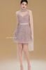 Cho thuê váy ngắn xếp ly tím pastel SHORT BRENNA kèm choàng PARAMO đi chơi đẹp