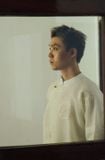  W- Áo dài Nam màu be hoạ tiết thêu tay MAISON LONG 