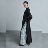  W - Áo dài đen quần sequin bạc PHAM 