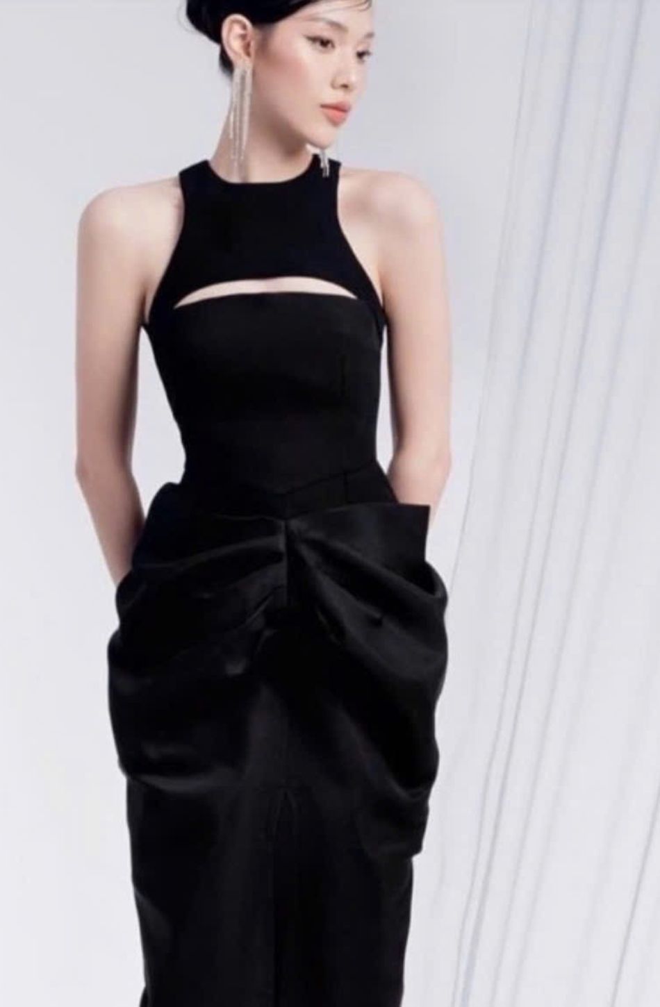  Dang pass - váy dài khoét ngực XIPI 