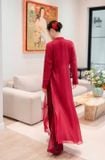  ÁO CHOÀNG ĐỎ HỒNG ÂN  XÉO XỌ 
