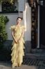 Cho thuê váy vàng dài bèo tầng NAN ATELIER đi chơi sang chảnh