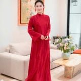  ÁO CHOÀNG ĐỎ HỒNG ÂN  XÉO XỌ 
