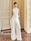  Set áo ren hoa và quần dài trắng KEIRA TONG 