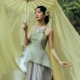  Yếm xanh ombre tím CẨM THY LALIN 