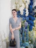  Váy xanh dài không tay MOLLYNISTA 