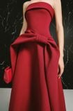 Váy đỏ dài cúp ngực dáng xoè  LANE JT 