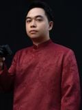  W - Áo dài đỏ Sắc Kỳ ĐINH 