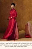  W - Áo dài đỏ Thy Giao LALIN 