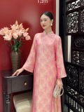  W - Áo dài hồng DAO ĐÀI TẰM BY THƯƠNG 