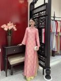  W - Áo dài hồng DAO ĐÀI TẰM BY THƯƠNG 