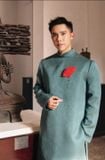  Áo dài xanh lá Lục Dương ĐINH 