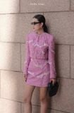  Set hồng Embroidered KEIRA TONG 