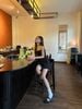 Váy đen ngắn cúo ngực L SEOUL đi du lịch đẹp