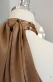  Váy Lụa Nâu Charme Secret KOALIFY 