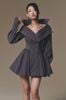 Váy tím SELENA cổ chữ V KEIRA TONG đi chơi đẹp