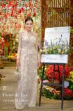  W - Áo dài trắng cổ tròn 21SIX 