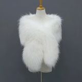  Choàng lông màu trắng PHỤ KIỆN 