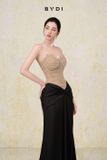  Váy cúp ngực trên dưới tà đen dài BYDI 