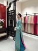 Áo dài xanh NGŨ PHÚC áo M quần L TẰM BY THƯƠNG đi chơi quý phái