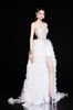 Cho thuê váy trắng cúp ngực đính đá tà dài bồng BANDAGE DRESS đi đám cưới quyến rũ
