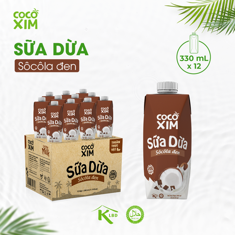  THÙNG 12 Hộp Sữa dừa đóng hộp Cocoxim Chocolate dung tích 330ml/Hộp 