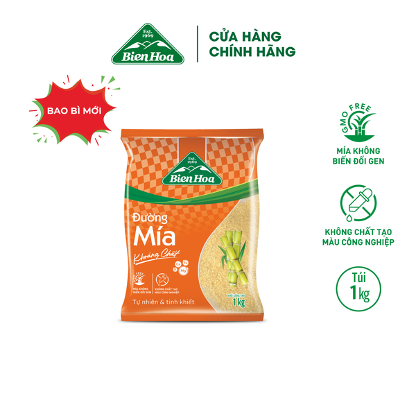  Combo 5 Đường mía khoáng chất Biên Hòa 1kg/túi 