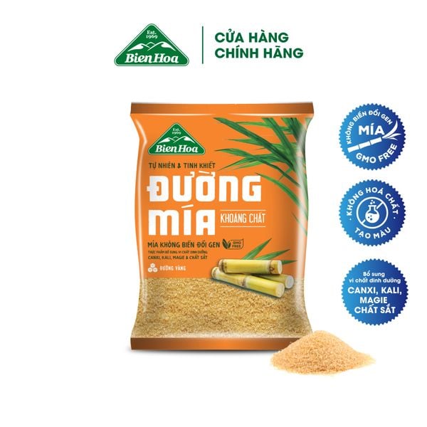  Combo 3 Đường mía khoáng chất Biên Hòa 1kg/túi 