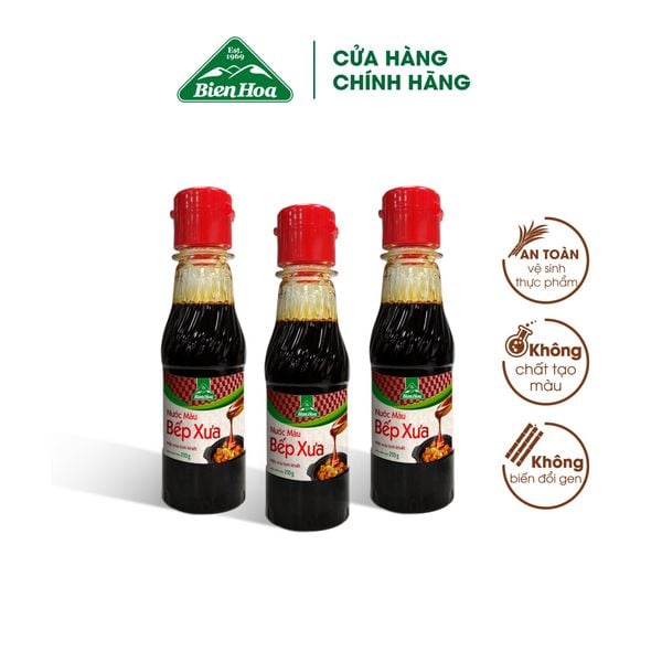  Combo 3 Nước màu Bếp Xưa 210g/Chai 