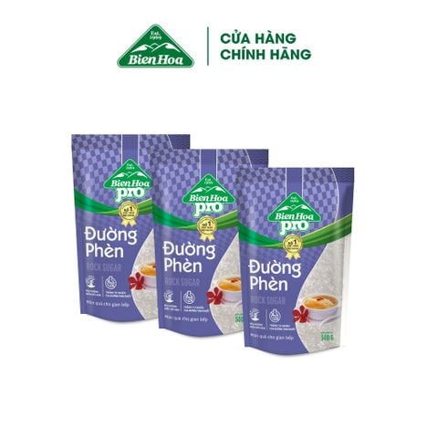  Combo 3 Đường Phèn Biên Hòa Pro 500 Gram/túi 