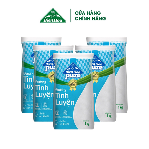 Combo 5 Ðường Túi Biên Hòa Pure 1kg/túi 