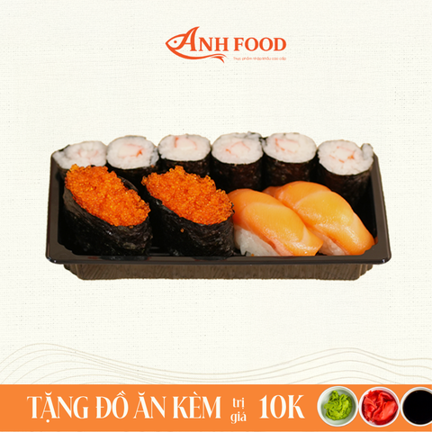 Menu sushi mua 1t1 thứ 2