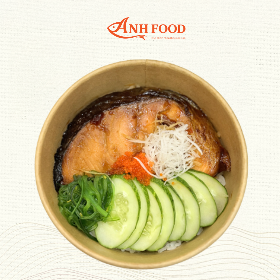  Cơm Cá Hồi Sốt Teriyaki 