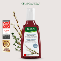 Dầu gội hỗ trợ giảm gàu dầu, ngứa Rausch Willow Bark 200ml