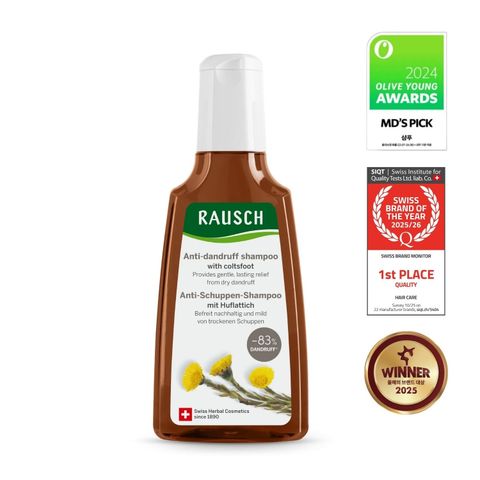 Dầu gội hỗ trợ sạch gàu khô, giảm ngứa Rausch Coltsfoot Cúc Khoản Đông Hoa 200ml