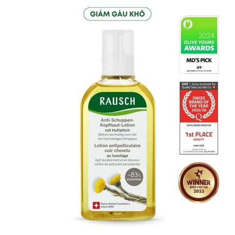 Tinh chất chăm sóc da đầu hỗ trợ sạch gàu, giảm ngứa Rausch Coltsfoot Cúc Khoản Đông Hoa 200ml