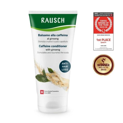 Dầu xả hỗ trợ tăng mật độ tóc con, giảm rụng Rausch Ginseng Nhân Sâm 150ml