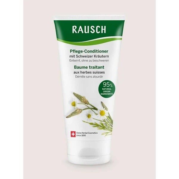 Dầu xả hỗ trợ dưỡng tóc mềm mượt chắc khỏe Rausch Swiss Herbs Thảo Dược Thụy Sĩ 150ml