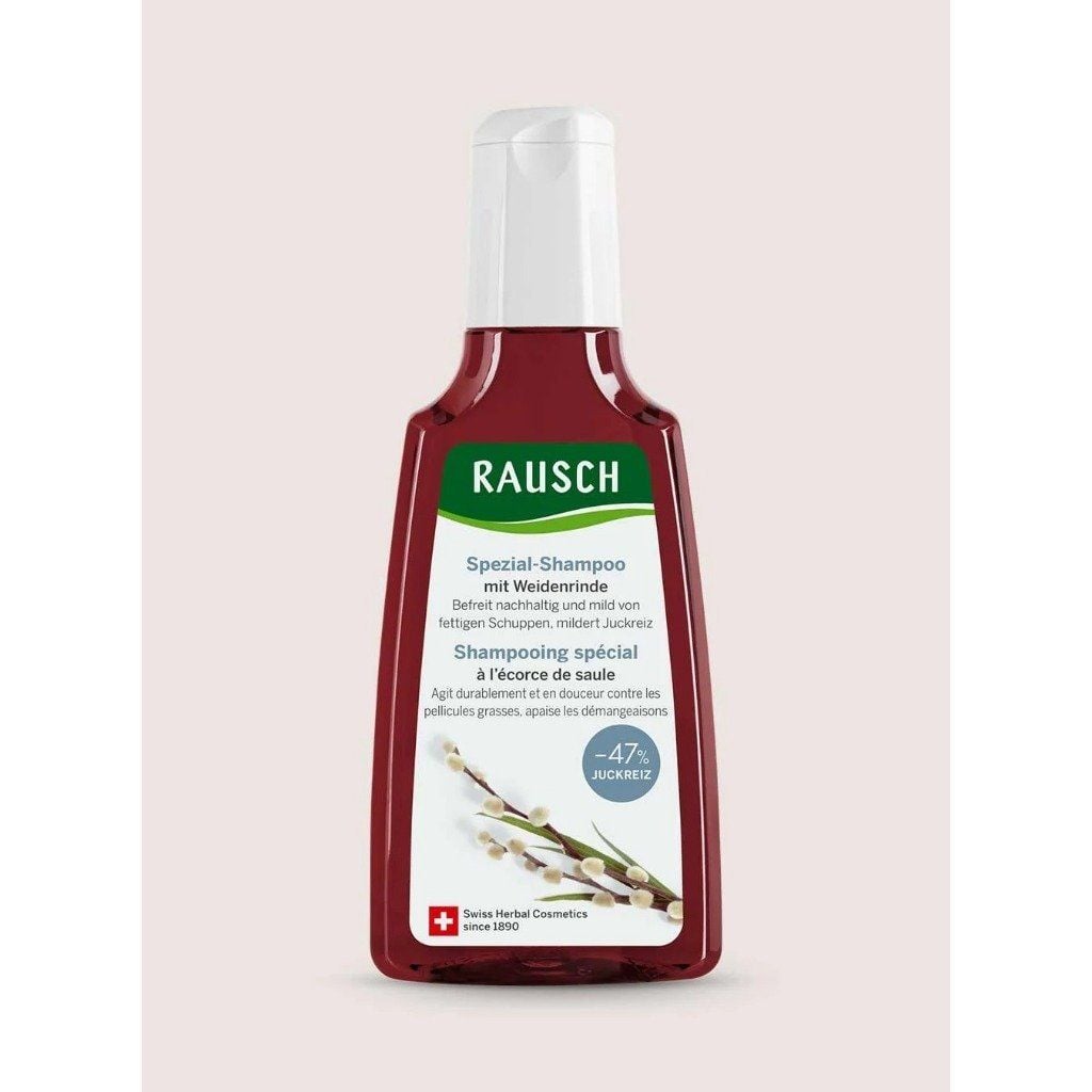 Dầu gội kiềm dầu & giảm gàu cho da đầu nhờn Rausch Treatment Shampoo with Willow Bark 200ml