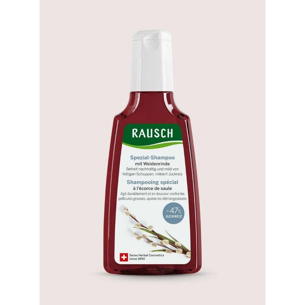Dầu gội kiềm dầu & giảm gàu cho da đầu nhờn Rausch Treatment Shampoo with Willow Bark 40ml